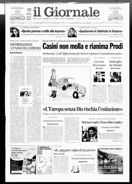 Il giornale : quotidiano del mattino